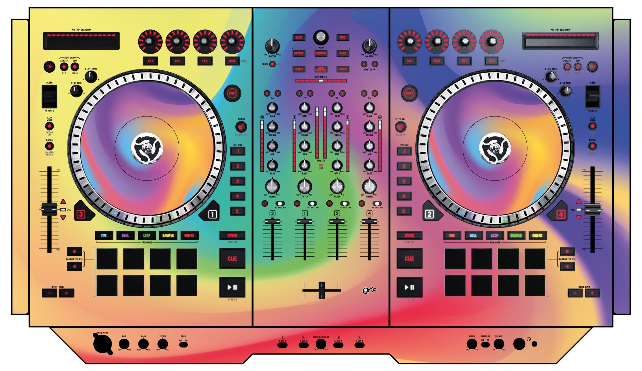 Numark NS 7 II Skin Screensaver