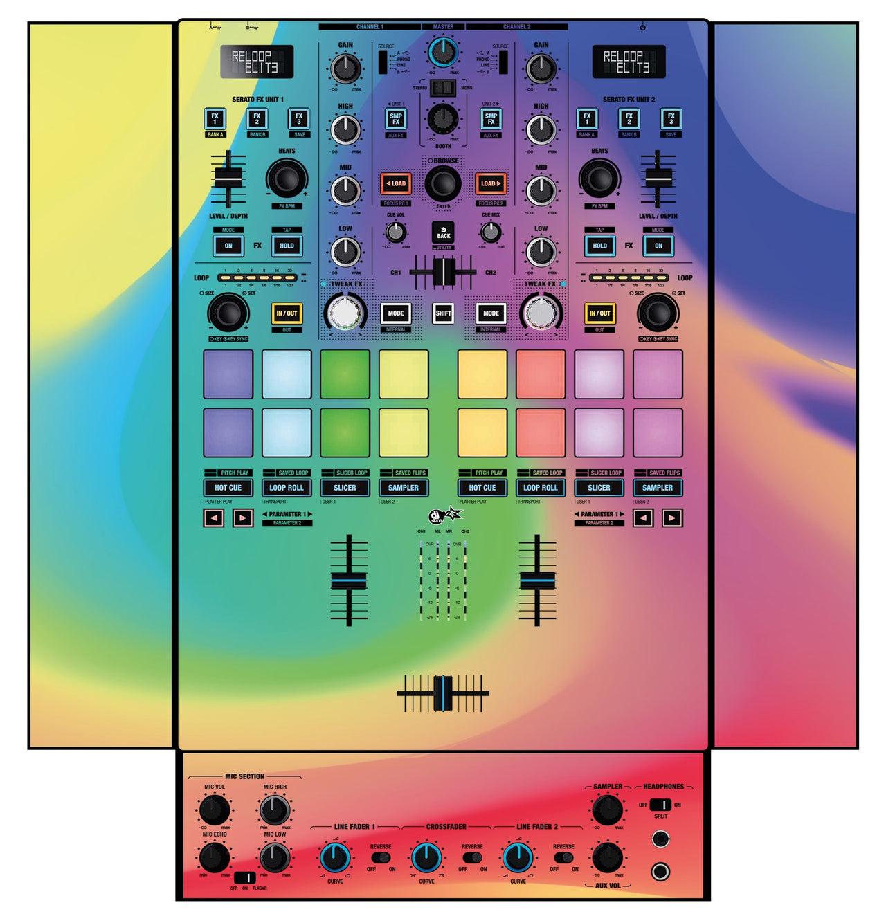 Reloop Elite Skin Screensaver