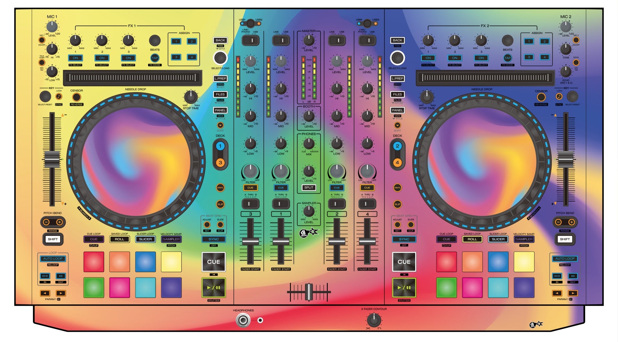 Denon DJ MC 7000 Skin Screensaver