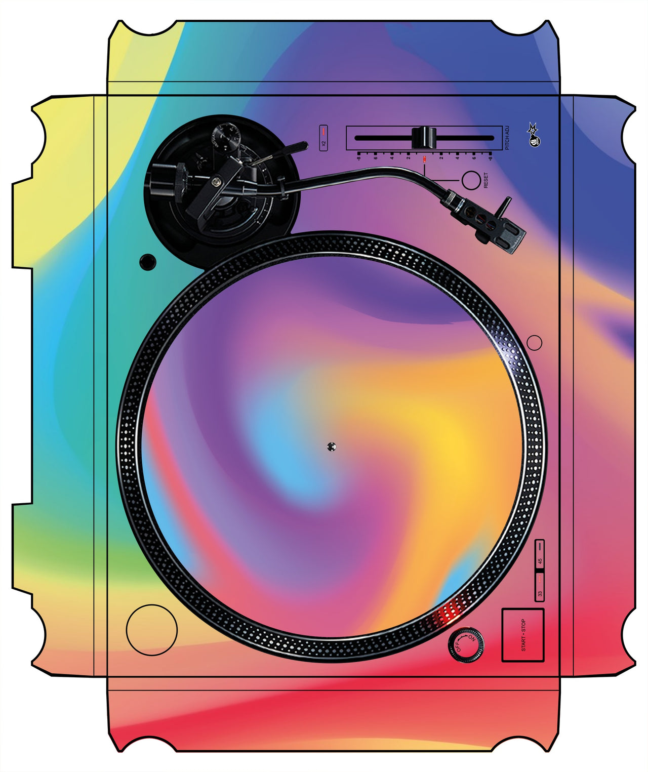 Technics 1200 / 1210 MK7 VERTICAL Skin Screensaver