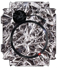 Technics 1200 / 1210 MK7 VERTICAL Skin Silvercrush
