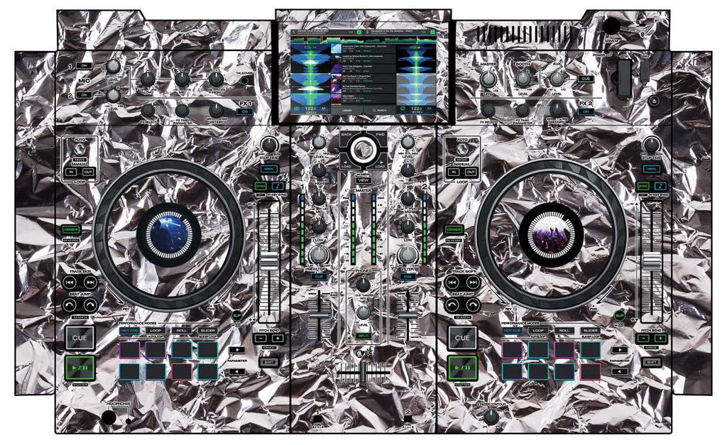 Denon DJ PRIME 2 Skin Silvercrush