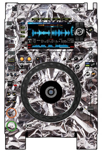 Pioneer DJ CDJ 2000 NEXUS 2 Skin Silvercrush