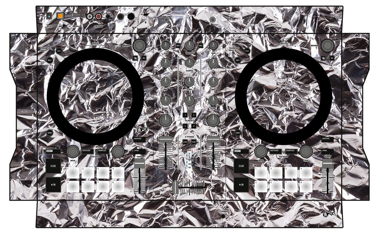 Native Instruments S2 MK3 Skin Silvercrush