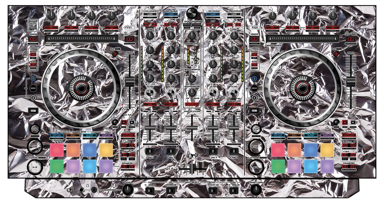 Pioneer DJ DDJ SX 2 Skin Silvercrush
