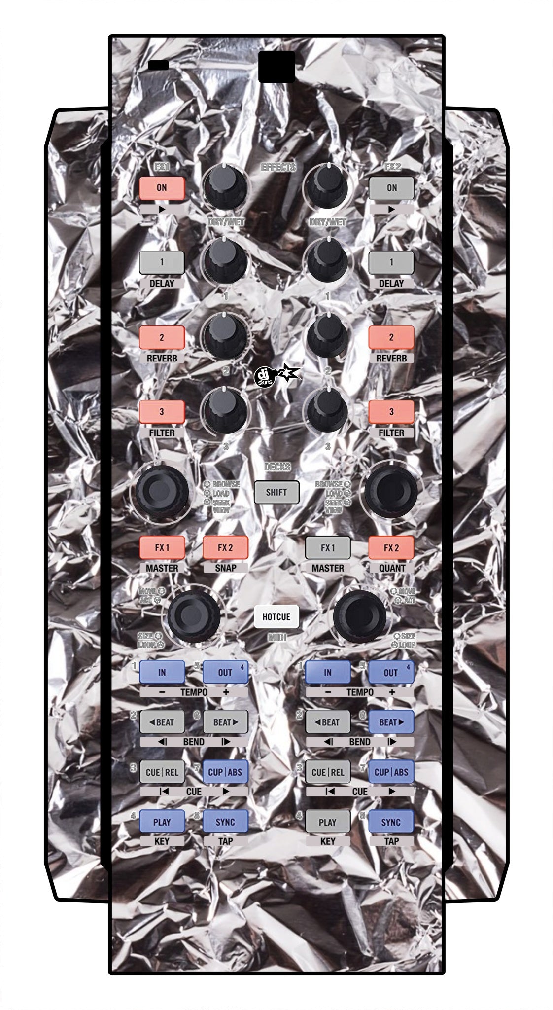 Native Instruments X1 Skin Silvercrush