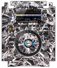Pioneer DJ CDJ 3000 incl. SIDES Skin Silvercrush