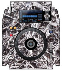 Pioneer DJ XDJ 1000 MK2 Skin Silvercrush