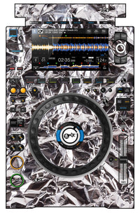 Pioneer DJ CDJ 3000 Skin Silvercrush