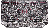 Numark NS 7 II Skin Silvercrush