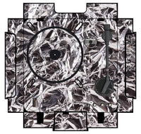 Numark PT 01 incl. Sides Skin Silvercrush