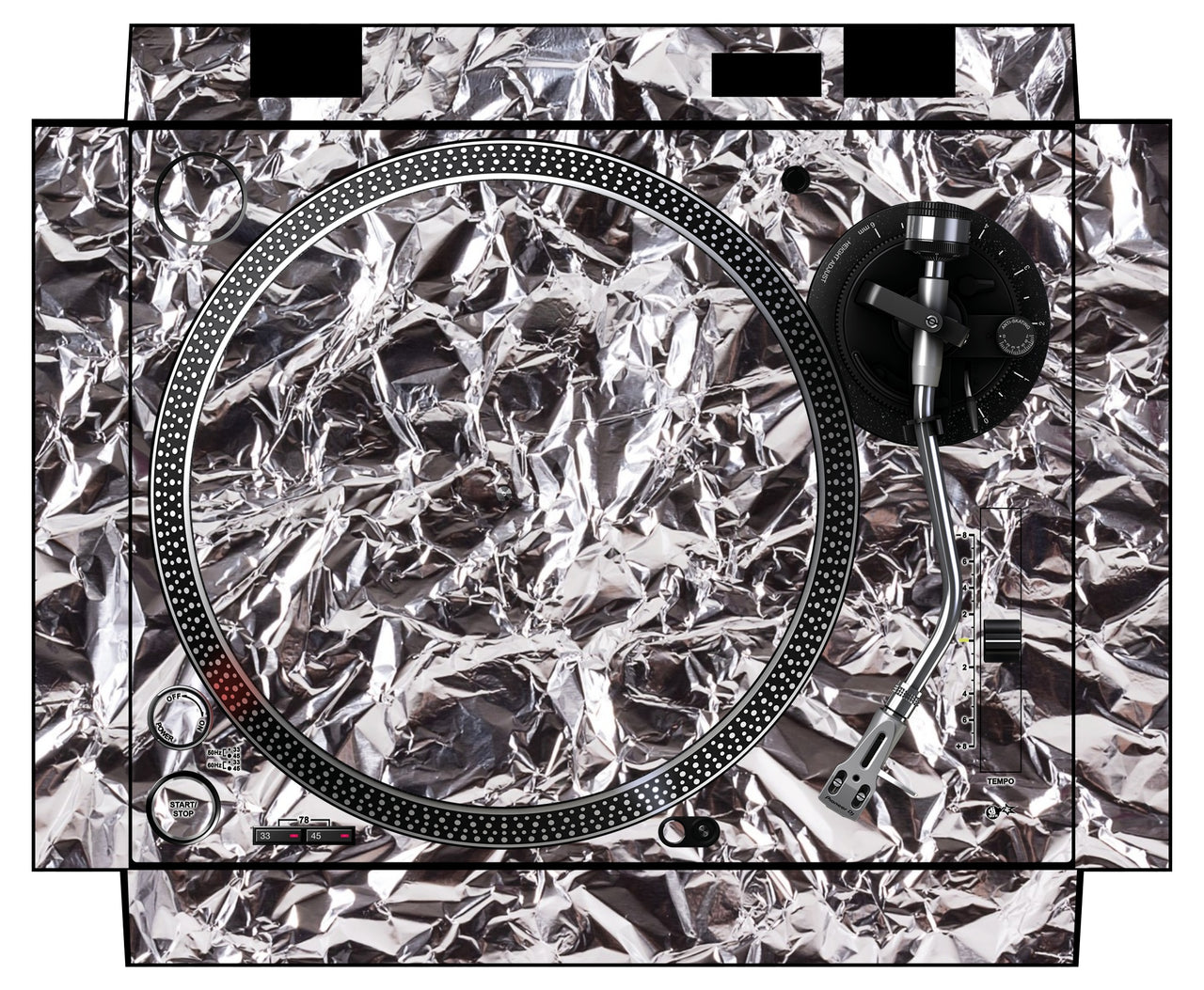 Pioneer DJ PLX 500 Skin Silvercrush