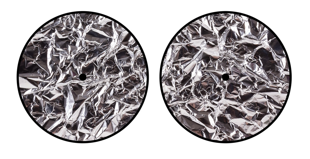 Universal Vinyl Labelsticker (12.5 cm - LARGE) Skin Silvercrush