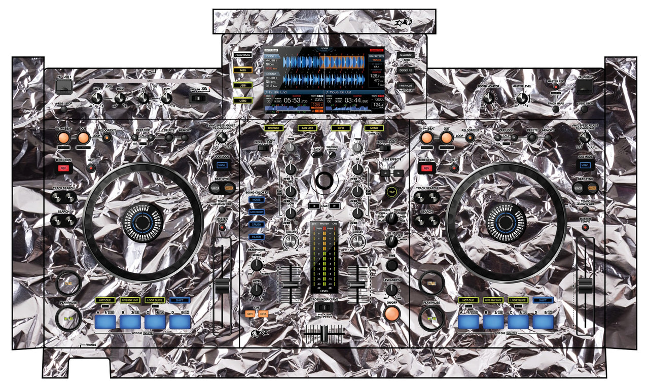 Pioneer DJ XDJ RX Skin Silvercrush