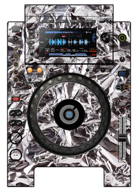 Pioneer DJ CDJ 900 NEXUS Skin Silvercrush