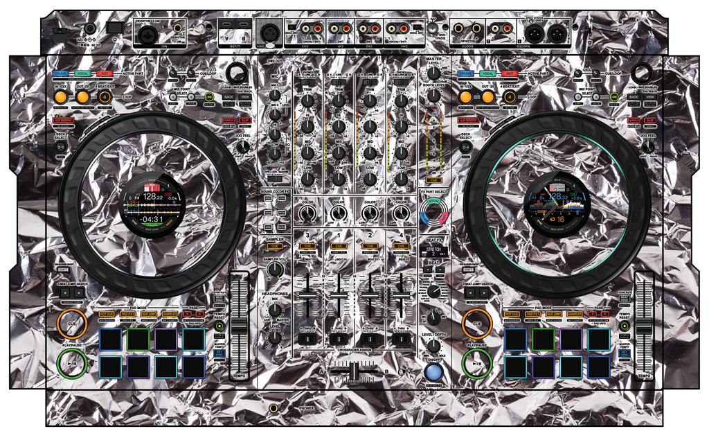 Pioneer DJ DDJ FLX10 Skin Silvercrush