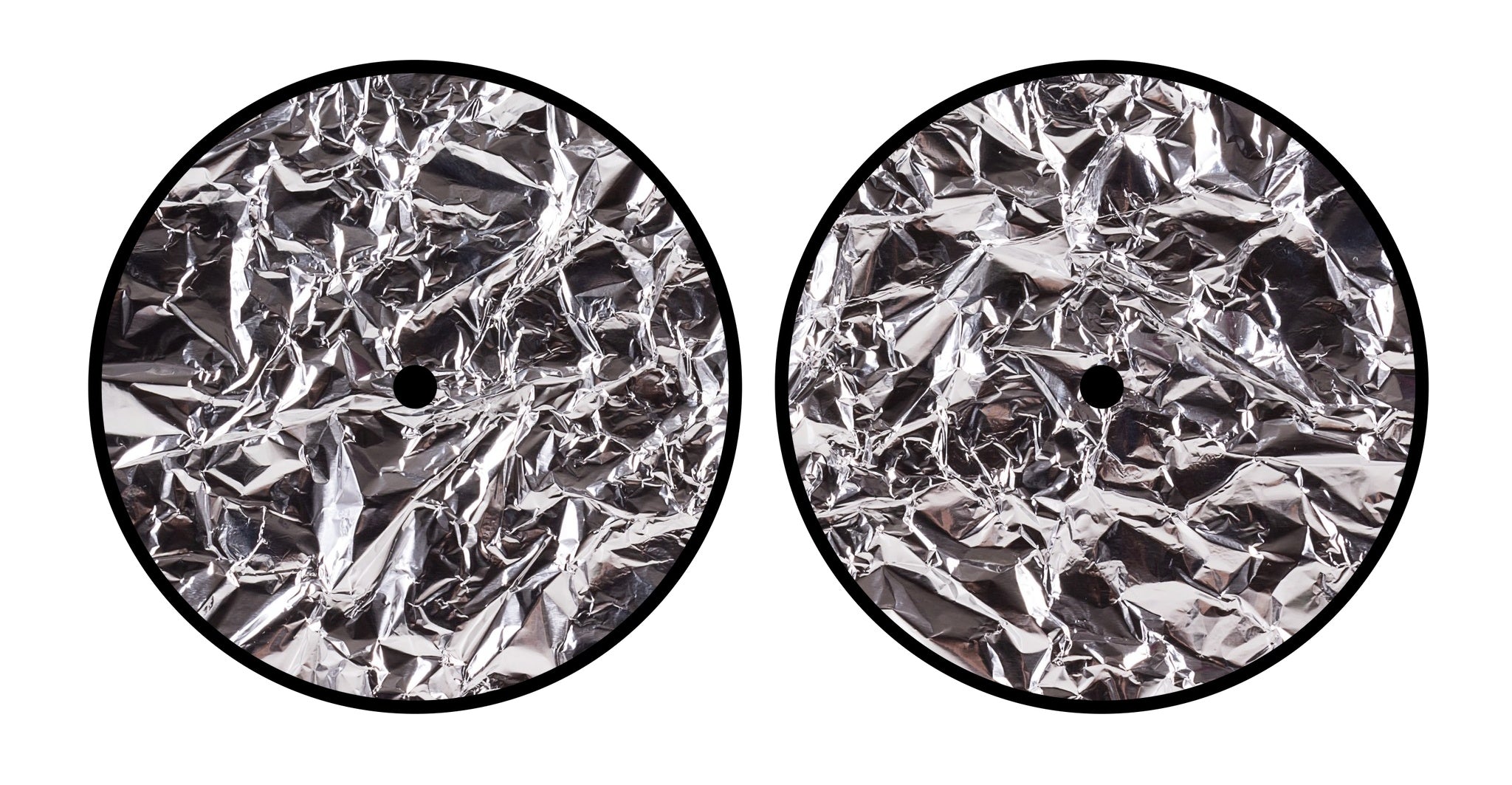 Universal Vinyl Labelsticker (10.2 cm - REGULAR) Skin Silvercrush