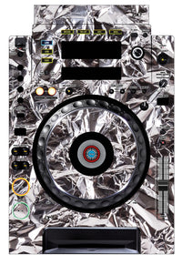 Pioneer DJ CDJ 900 Skin Silvercrush