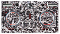 Numark NS 6 Skin Silvercrush