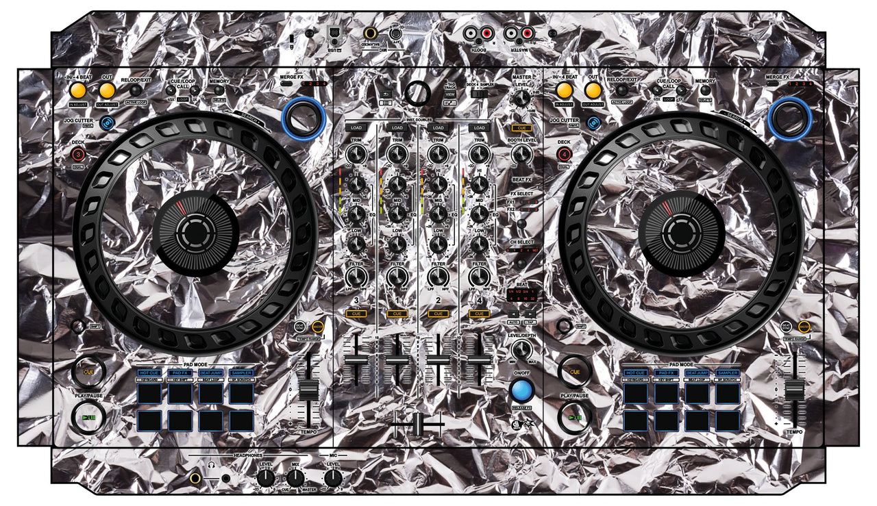Pioneer DJ DDJ FLX6 Skin Silvercrush