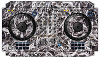 Pioneer DJ DDJ FLX6 Skin Silvercrush