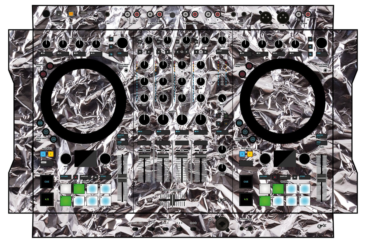Native Instruments S4 MK3 Skin Silvercrush