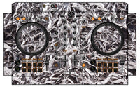 Pioneer DJ DDJ FLX 4 Skin Silvercrush