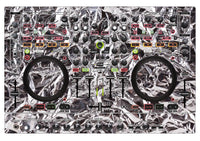 Denon DJ MC 6000 MK2 Skin Silvercrush