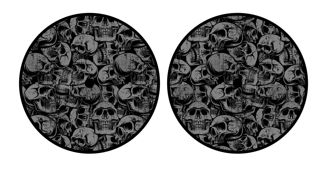 Universal Vinyl Labelsticker (10.2 cm - REGULAR) Skin Skull