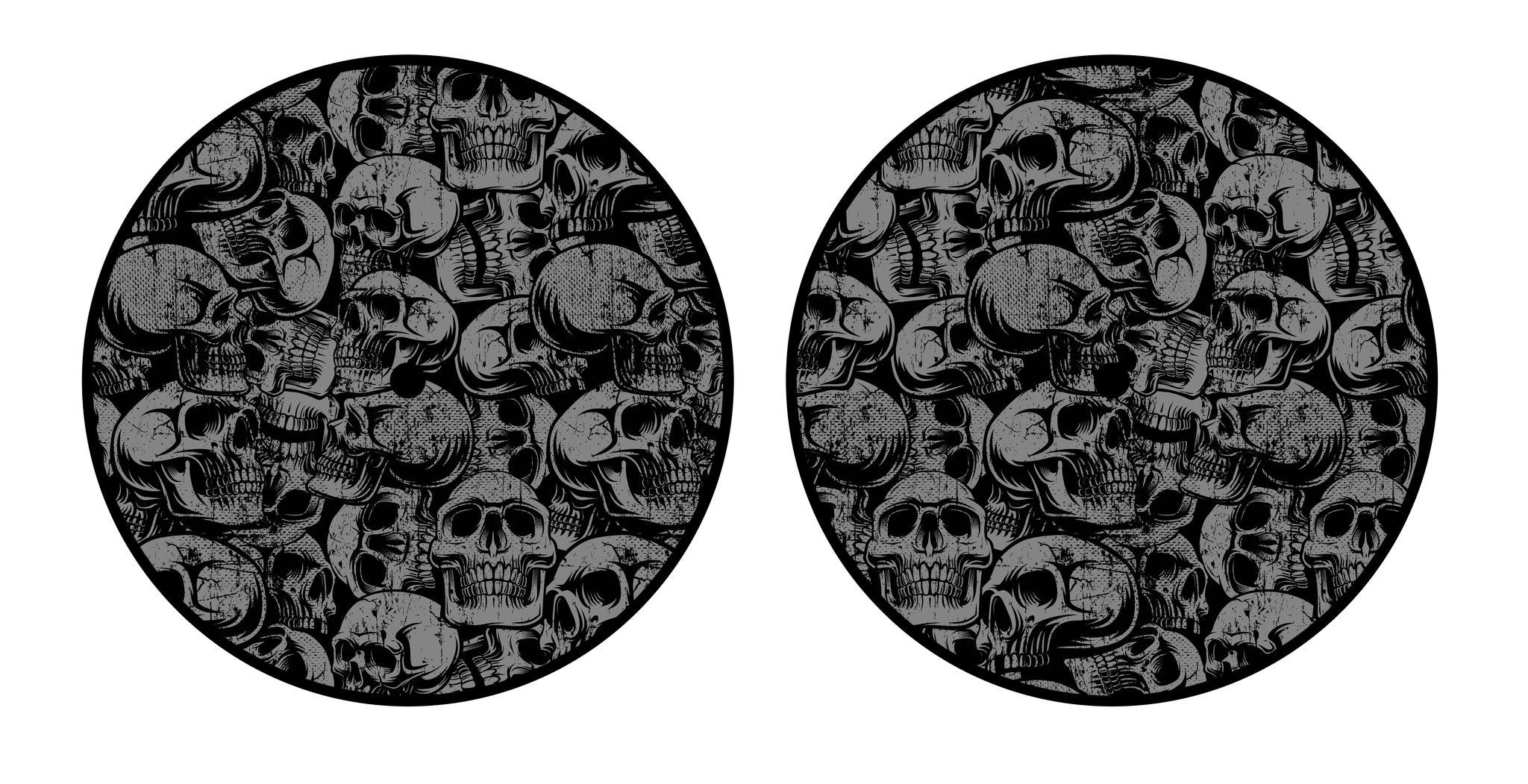 Universal Vinyl Labelsticker (12.5 cm - LARGE) Skin Skull
