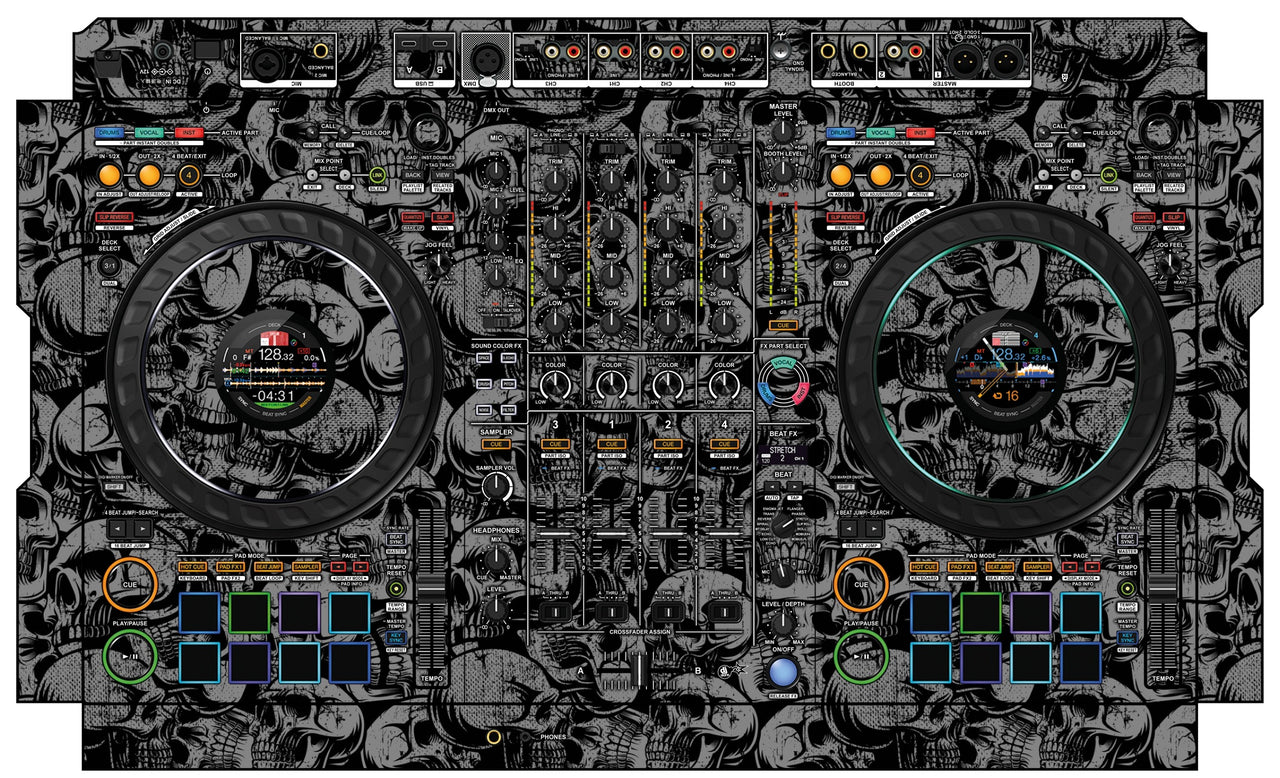 Pioneer DJ DDJ FLX10 Skin Skull