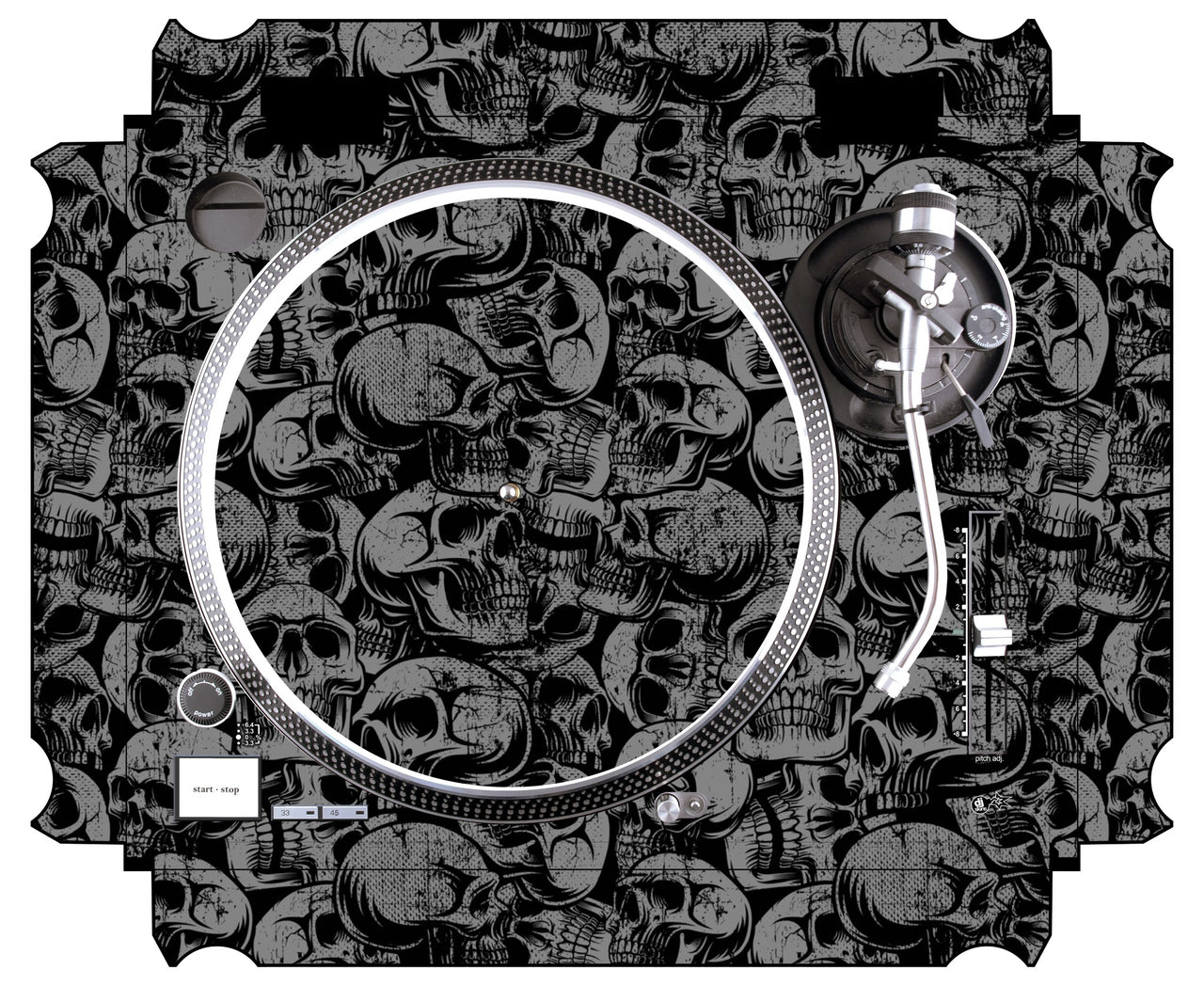 Technics 1200 / 1210 MK2 Skin Skull