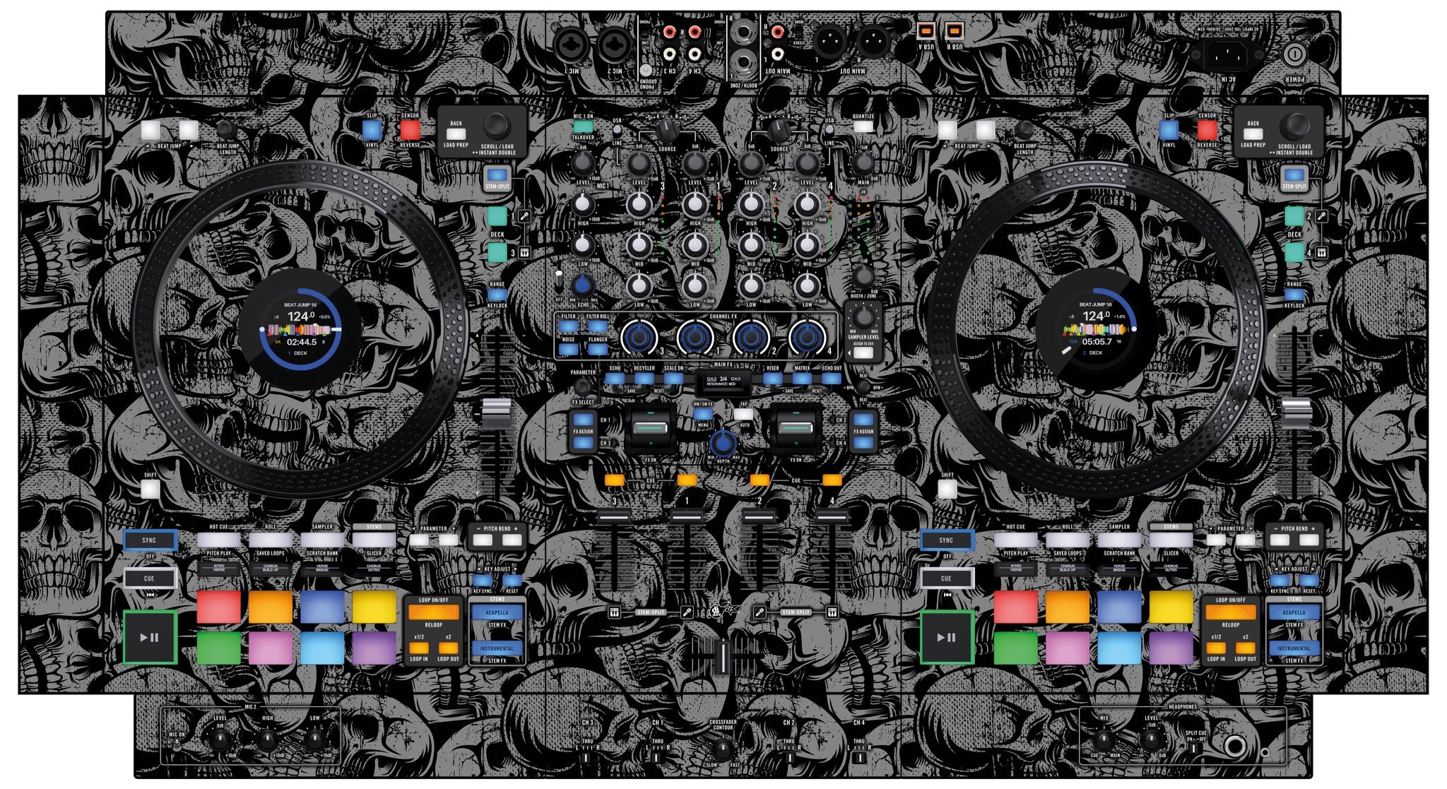 Rane FOUR Skin Skull