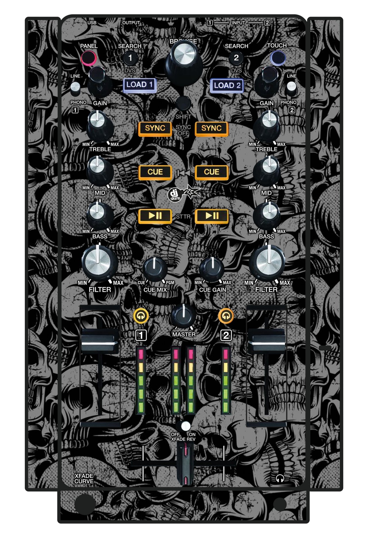 Akai Pro AMX Skin Skull