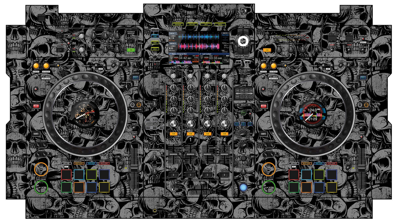 Pioneer DJ XDJ XZ Skin Skull