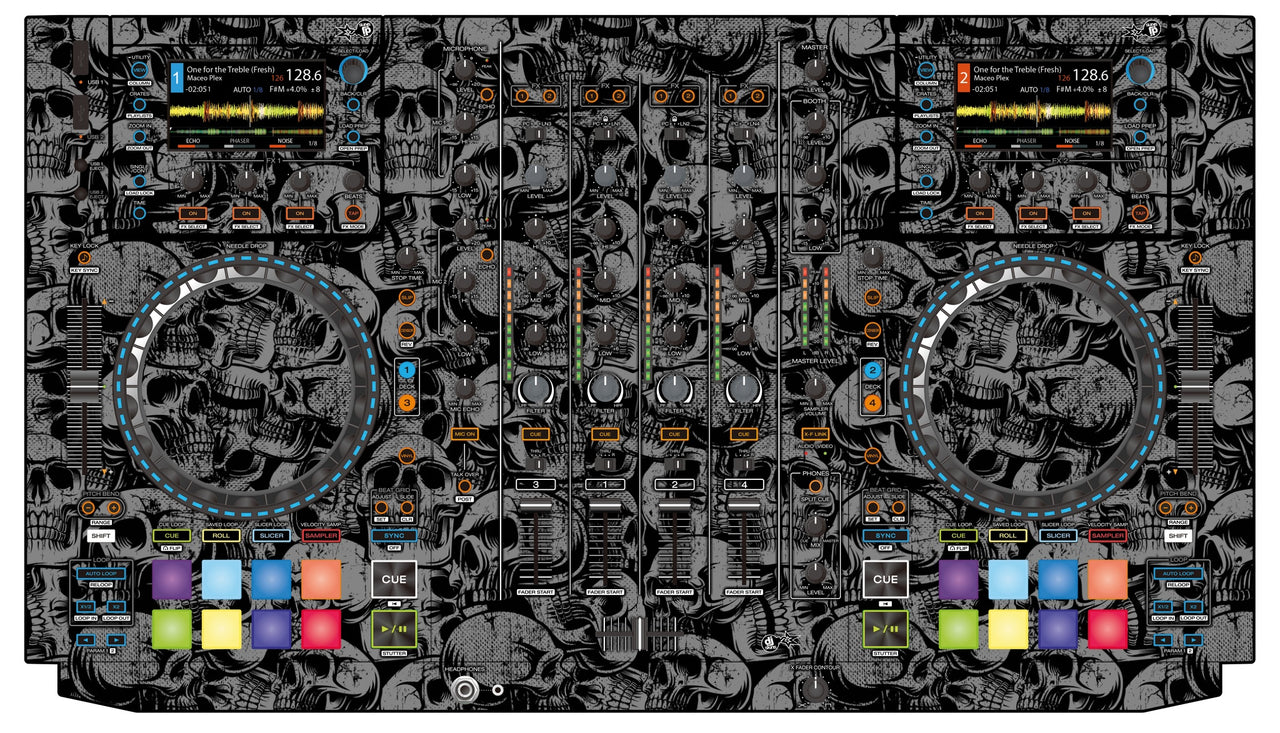 Denon DJ MCX 8000 Skin Skull