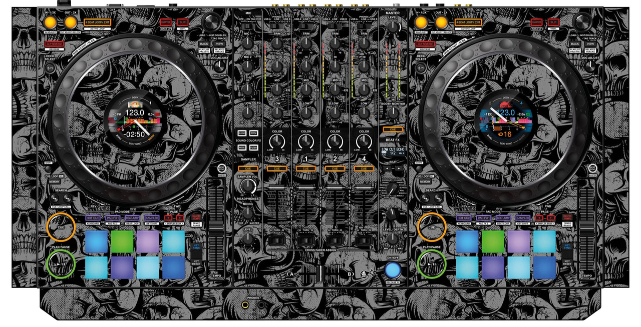 Pioneer DJ DDJ 1000 Skin Skull