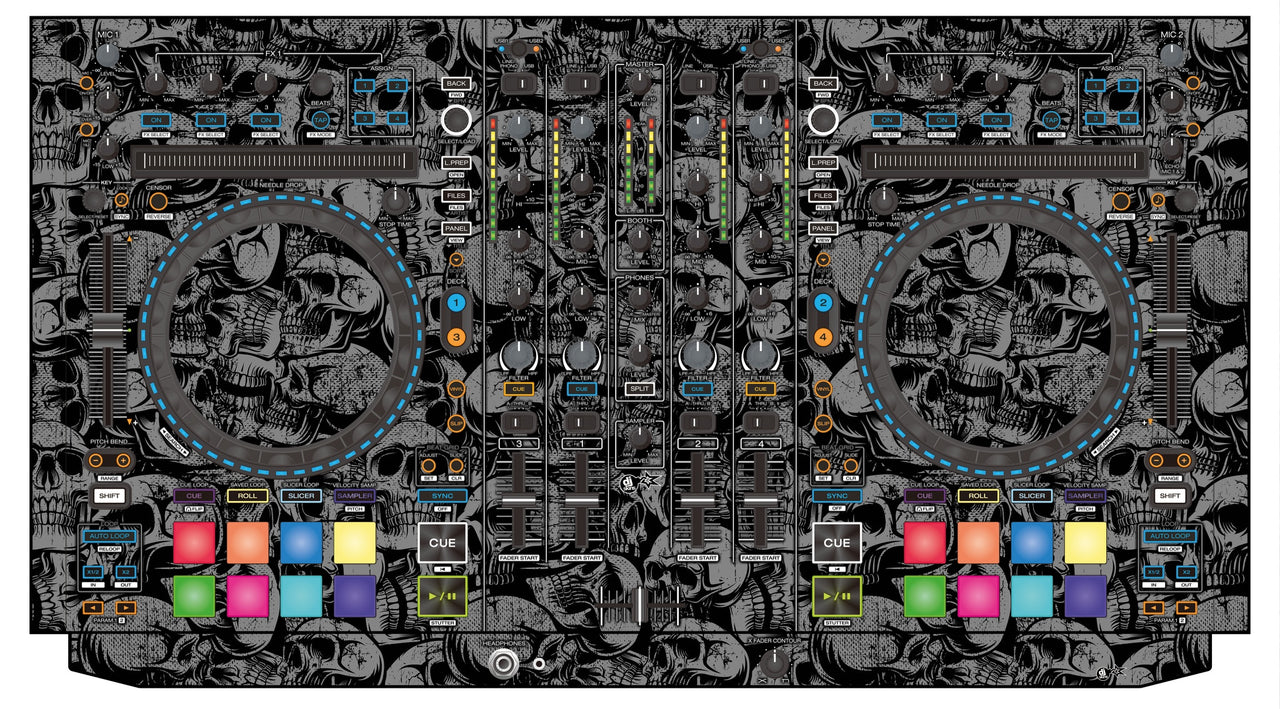 Denon DJ MC 7000 Skin Skull