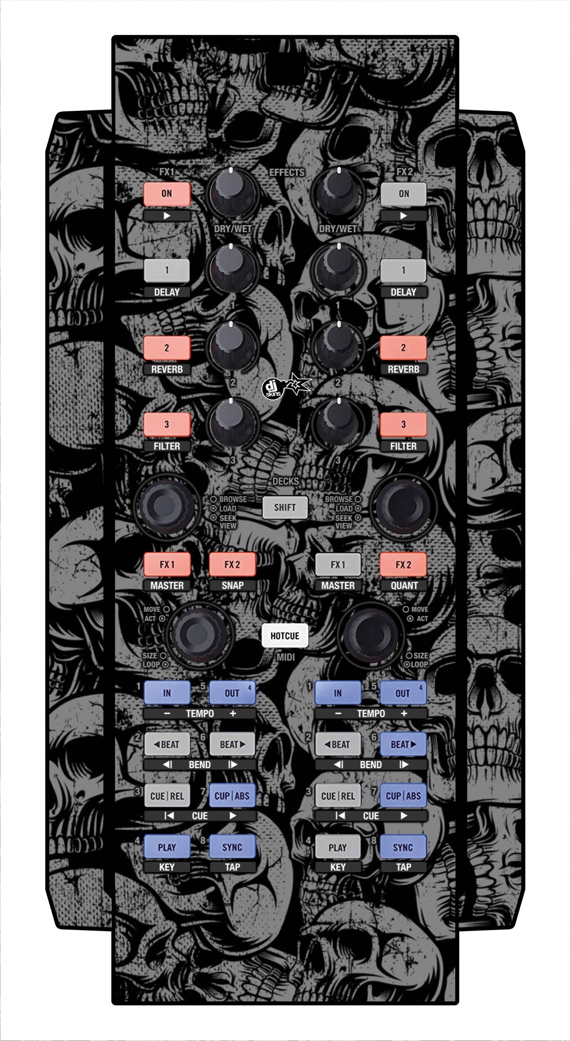 Native Instruments X1 Skin Skull