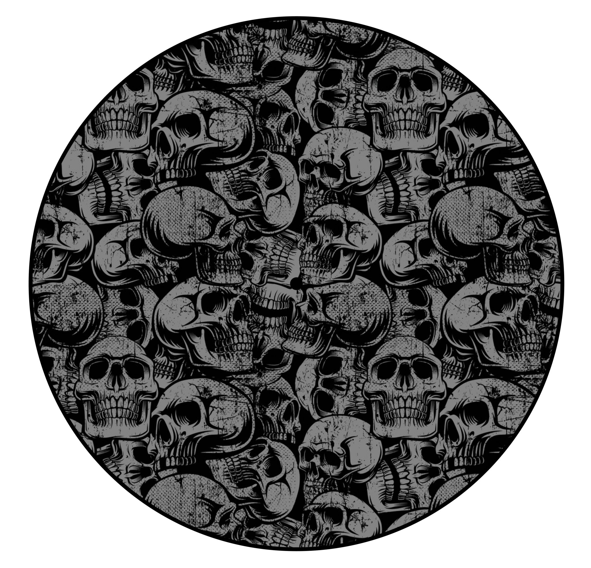 Universal Slipmat 12 Inch Skin Skull