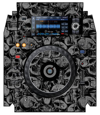 Pioneer DJ XDJ 1000 MK2 Skin Skull
