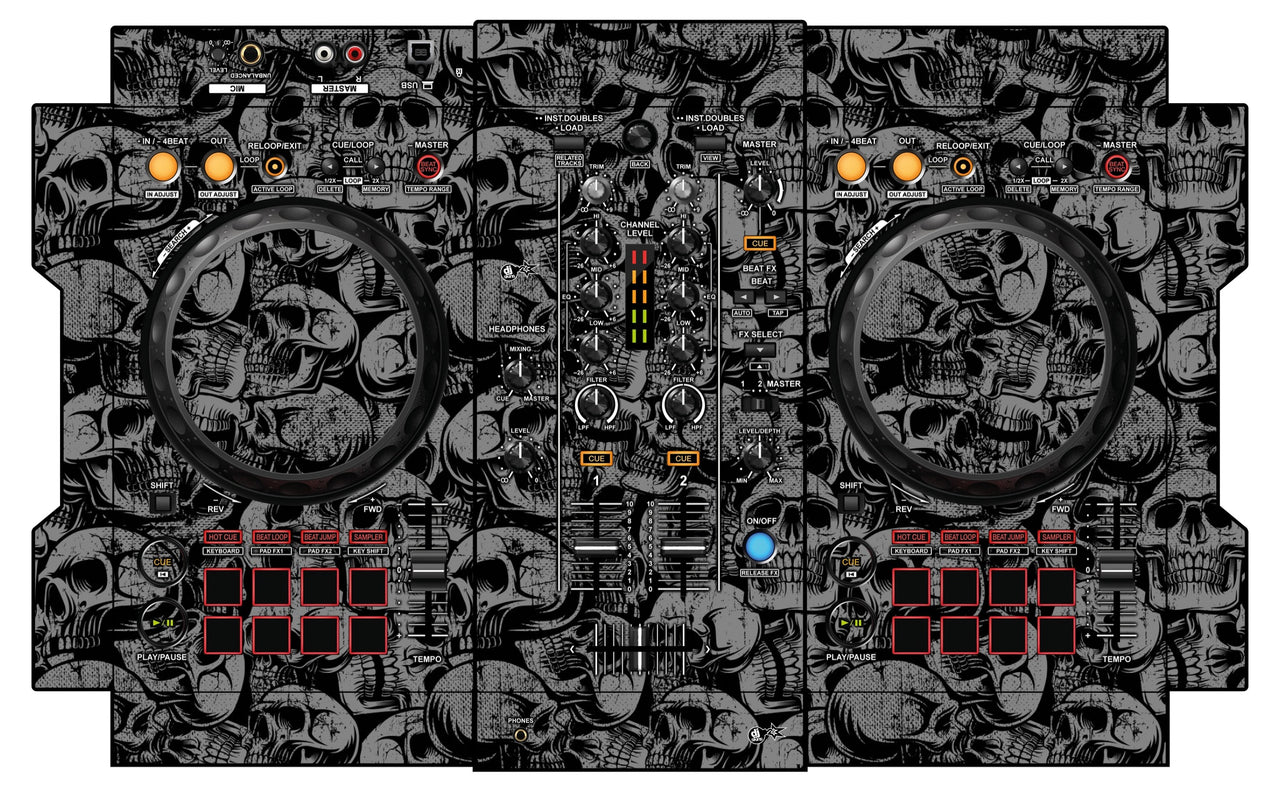 Pioneer DJ DDJ 400 Skin Skull
