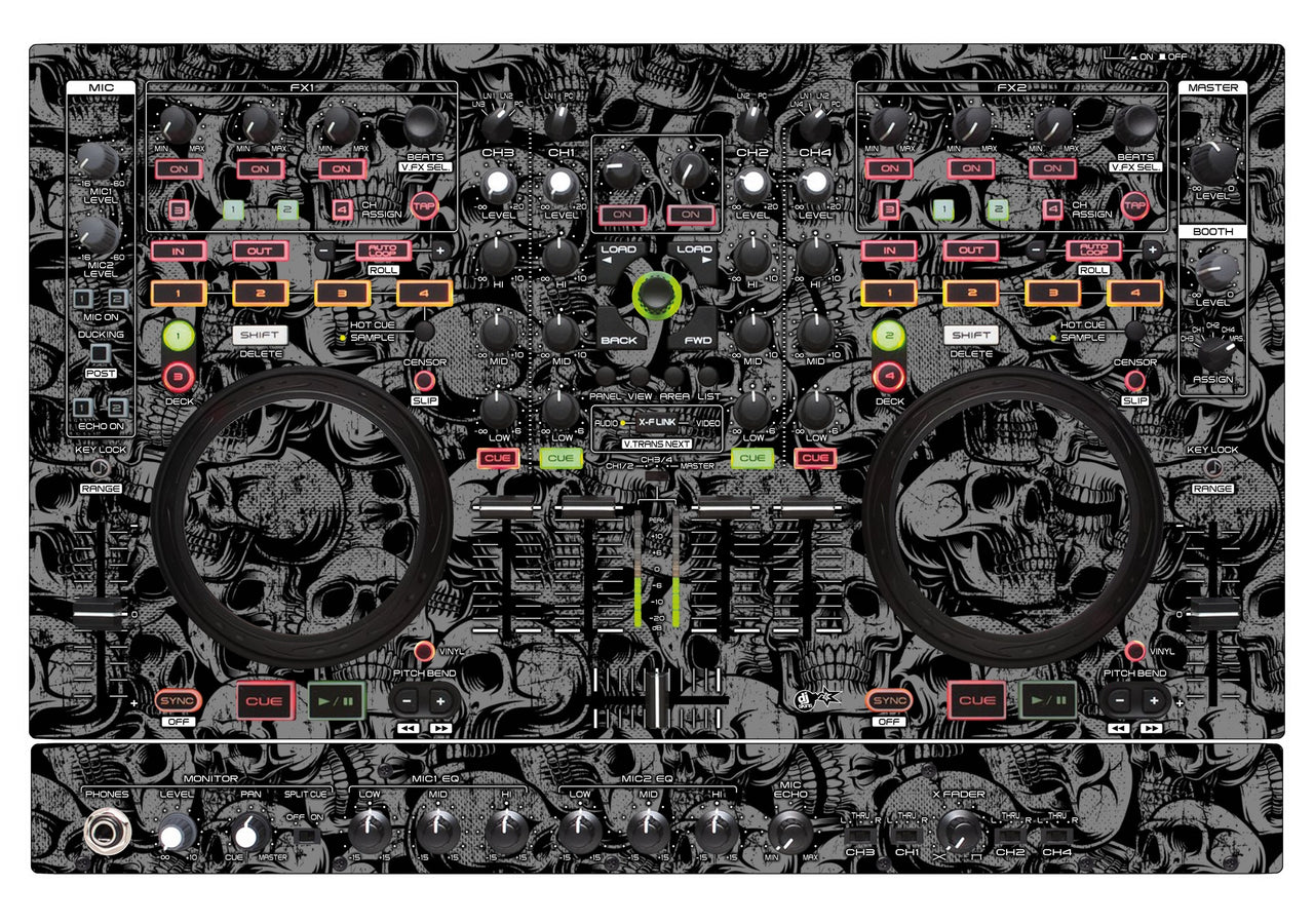 Denon DJ MC 6000 MK2 Skin Skull