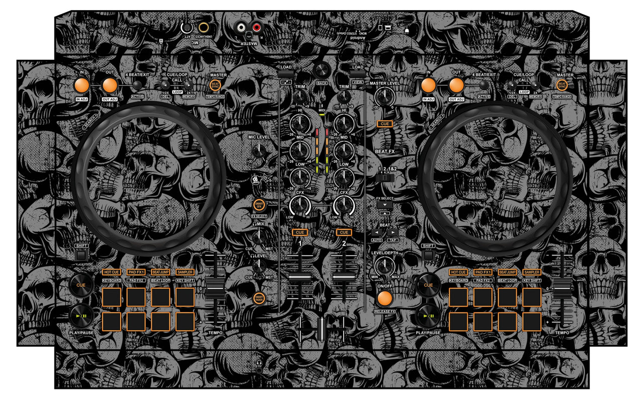 Pioneer DJ DDJ FLX 4 Skin Skull