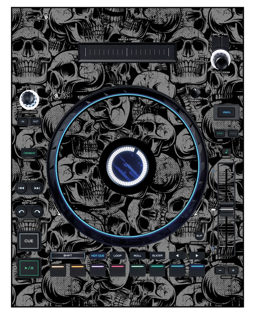 Denon DJ LC 6000 Skin Skull