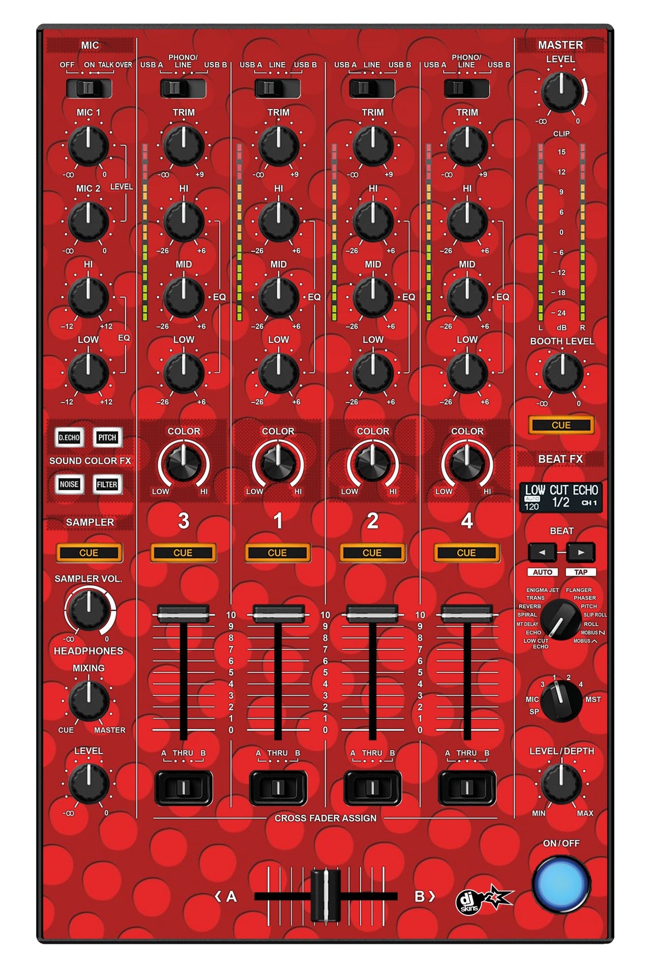 Pioneer DJ DDJ 1000 SRT MIXER Skin Smartiboy