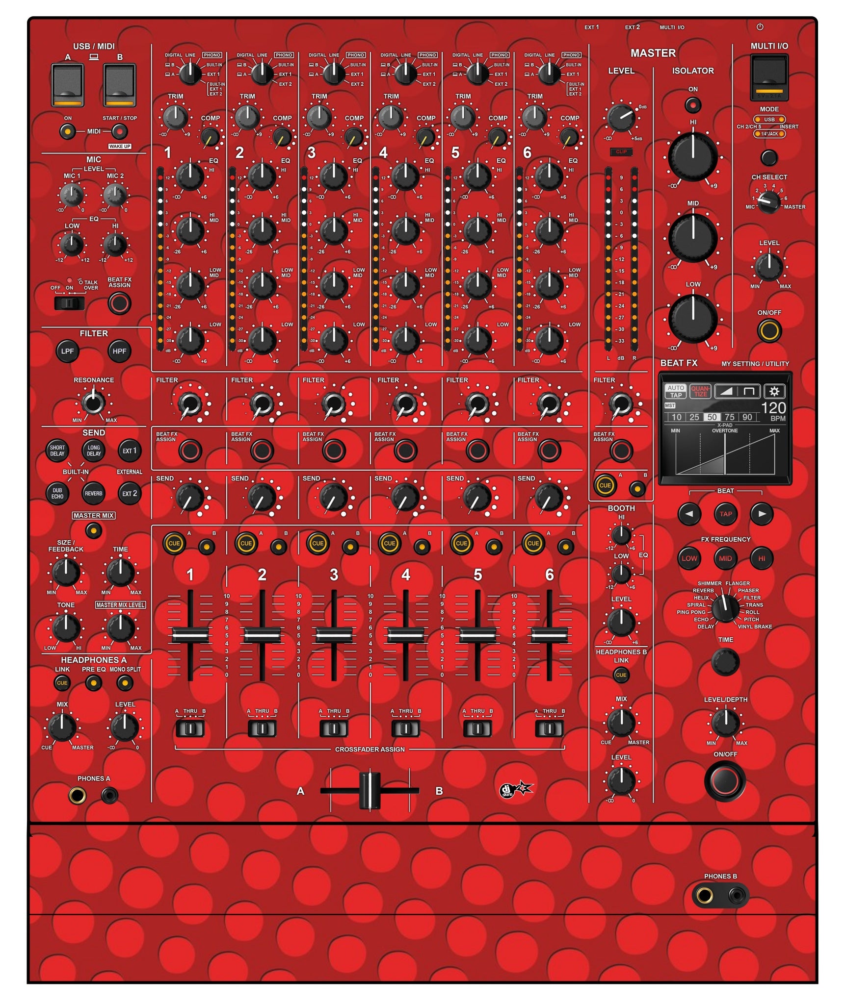 Pioneer DJ DJM V10 Skin Smartiboy