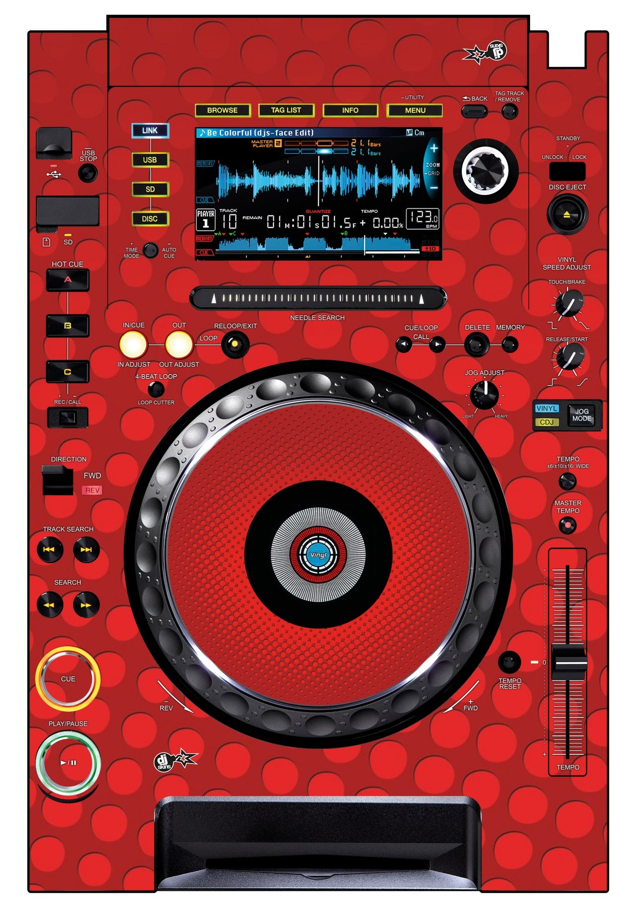 Pioneer DJ CDJ 2000 Skin Smartiboy