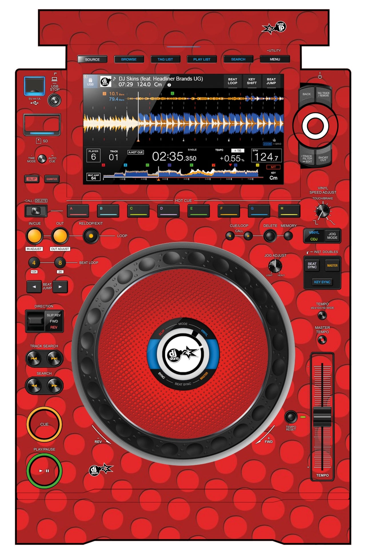 Pioneer DJ CDJ 3000 Skin Smartiboy