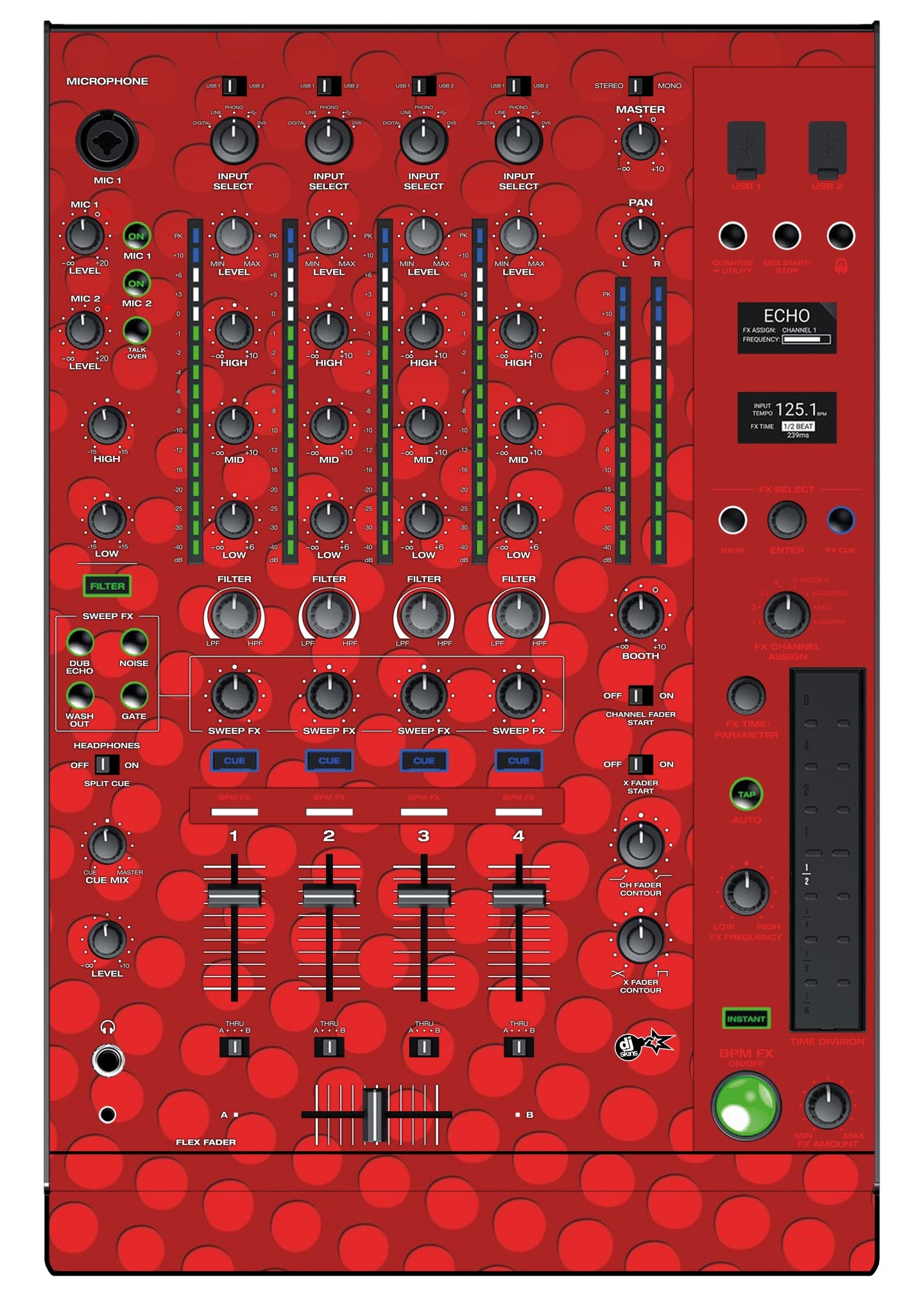 Denon DJ X 1850 Skin Smartiboy